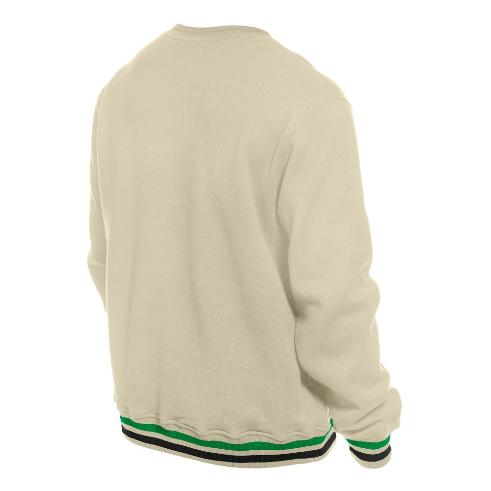 Cleveland Guardians St. Patrick's Day Twill Pullover Sweatshirt - Cream | New Era