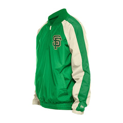 San Francisco Giants St. Patrick's Day Ripstop Raglan Quarter-Zip Windbreaker - Kelly Green | New Era