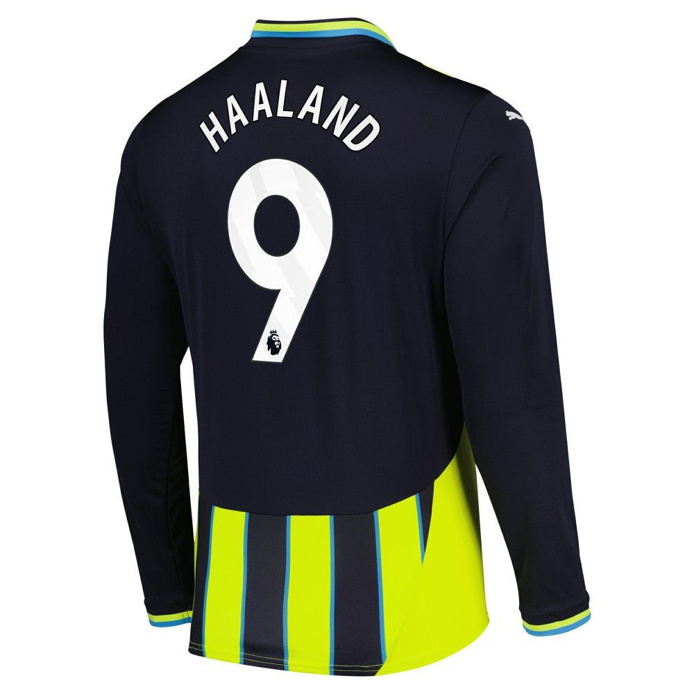 Erling Haaland Manchester City 2024/25 Away Replica Long Sleeve Player Jersey - Navy | Puma online