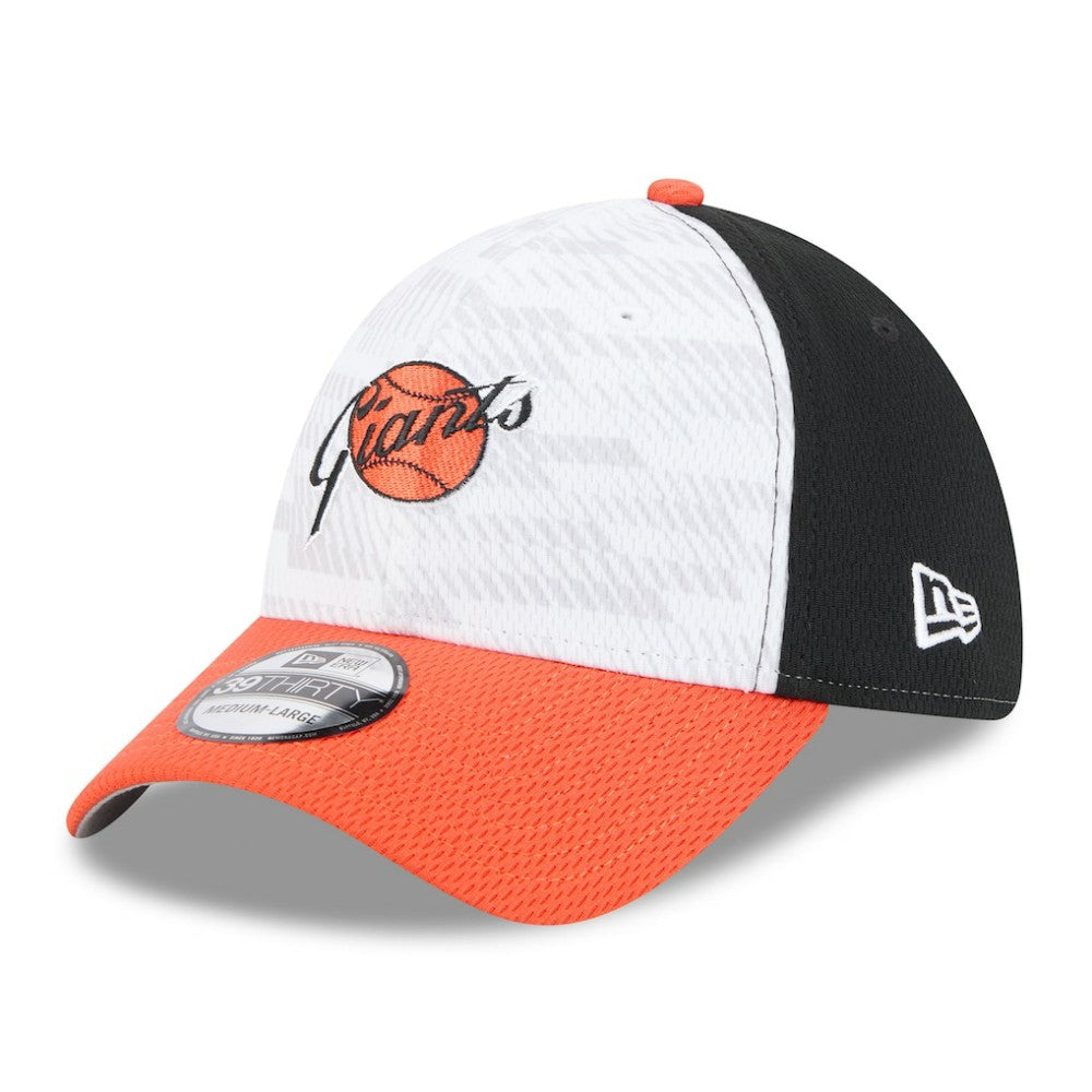 San Francisco Giants 2025 MLB Clubhouse 39THIRTY Flex Hat - Black/Orange | New Era