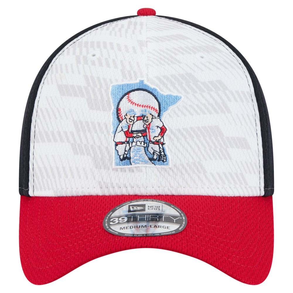 Minnesota Twins 2025 MLB Clubhouse 39THIRTY Flex Hat - Navy/Red | New Era