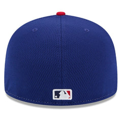 Texas Rangers 2025 MLB Clubhouse 59FIFTY Fitted Hat - Royal/Red | New Era