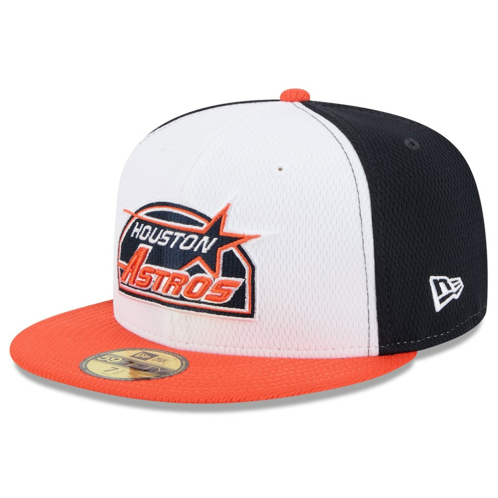 Houston Astros 2025 MLB Clubhouse 59FIFTY Fitted Hat - Navy/Orange | New Era