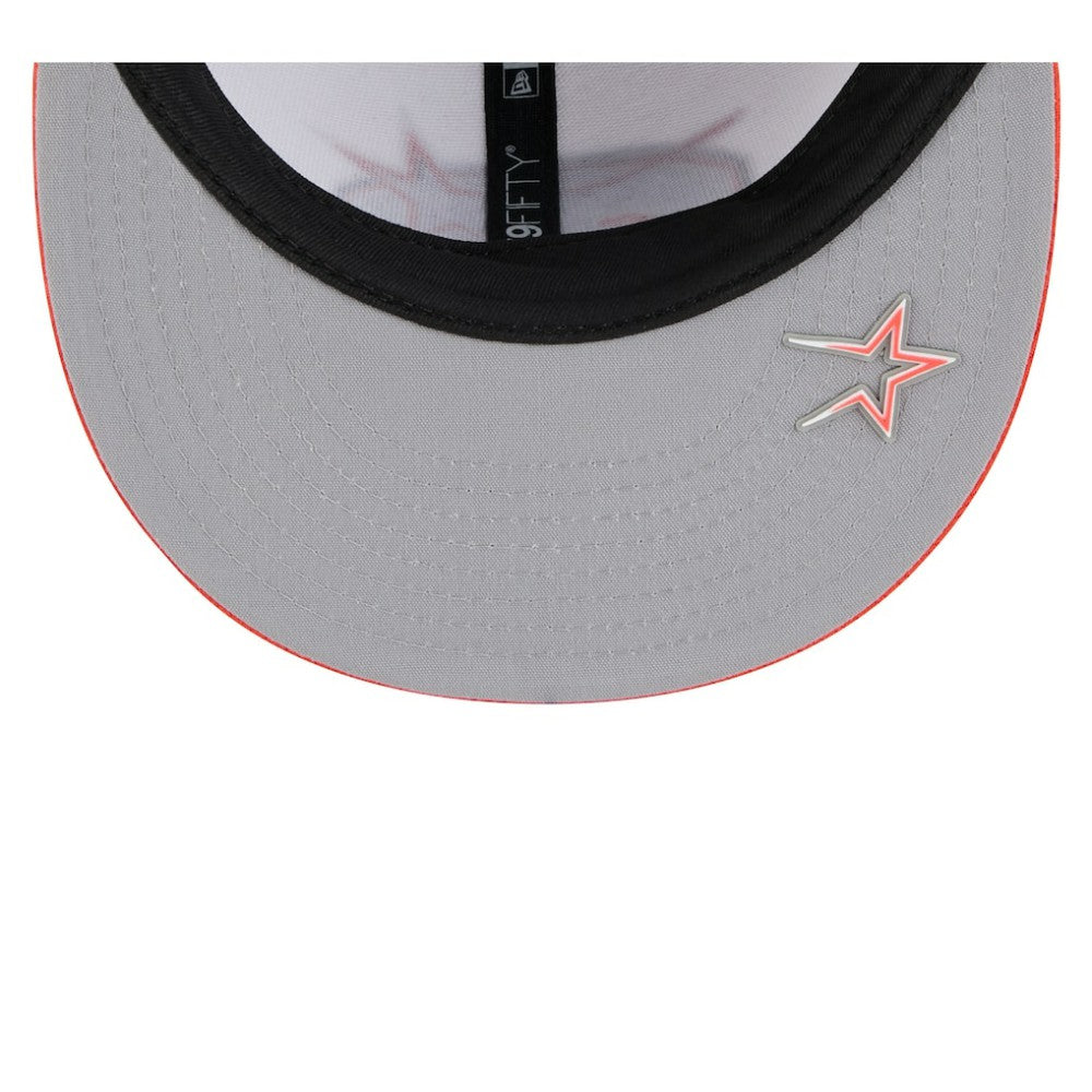 Houston Astros 2025 MLB Clubhouse 59FIFTY Fitted Hat - Navy/Orange | New Era