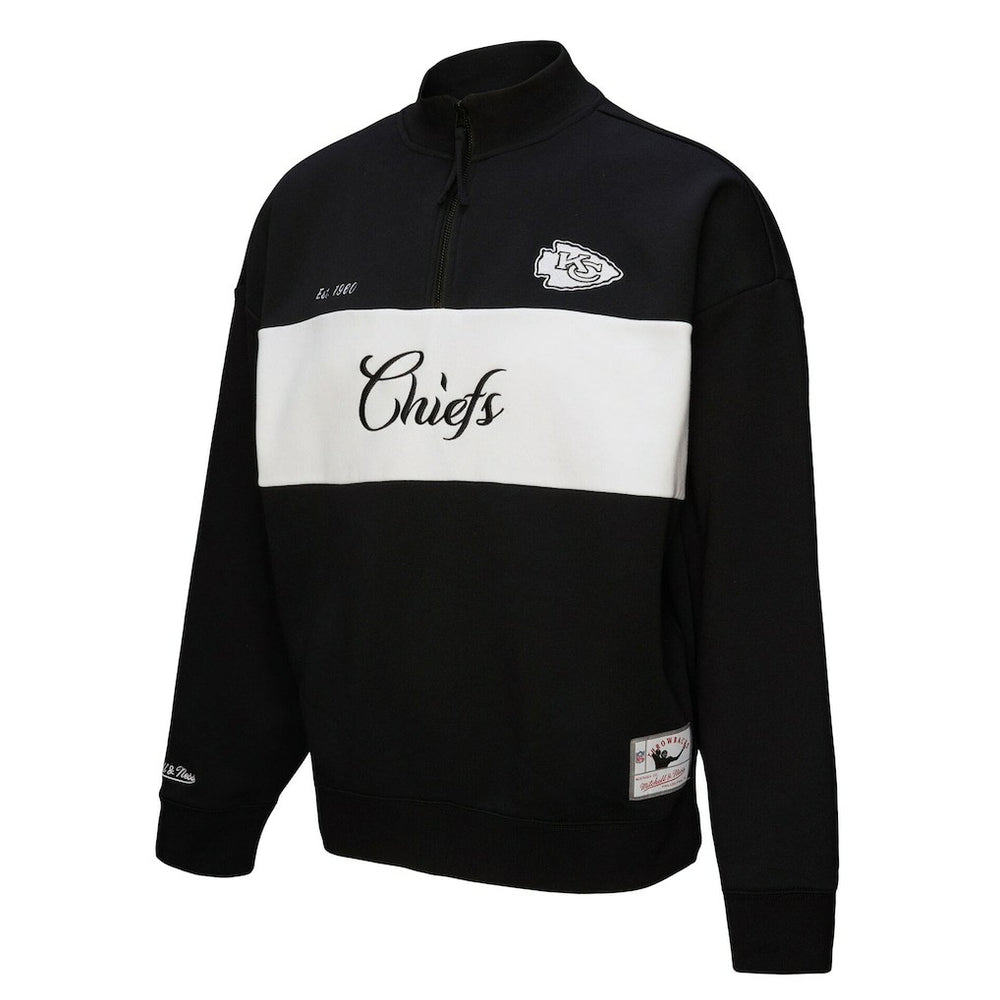 Kansas City Chiefs Women's Quarter-Zip Jacket - Black outlet