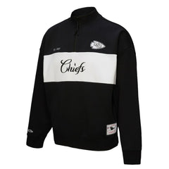 Kansas City Chiefs Women's Quarter-Zip Jacket - Black outlet