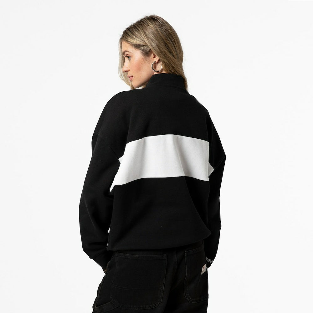 Kansas City Chiefs Women's Quarter-Zip Jacket - Black outlet
