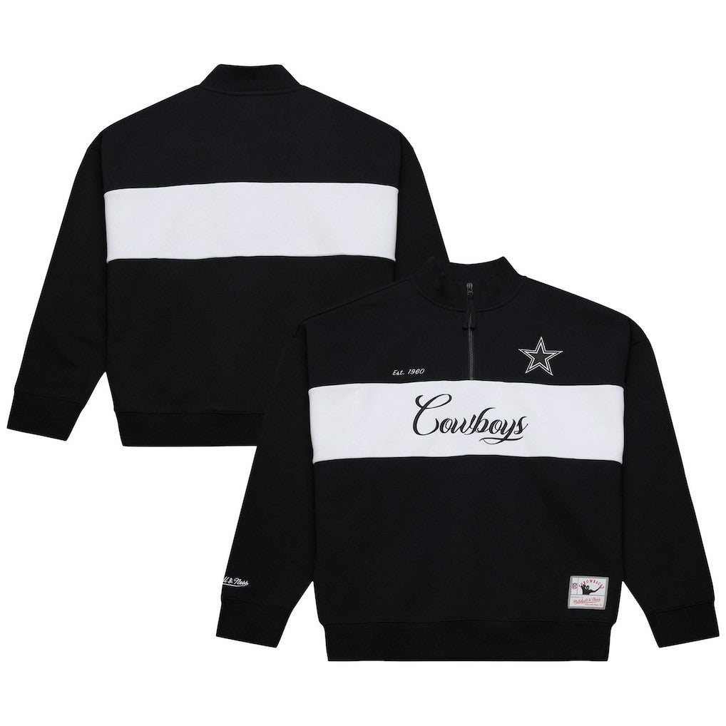 Dallas Cowboys Women's Quarter-Zip Jacket - Black online