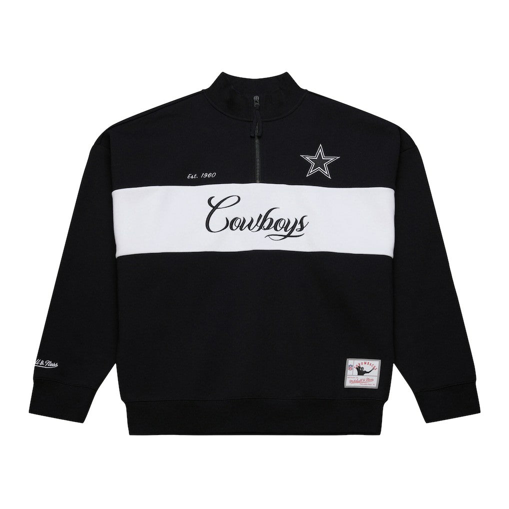 Dallas Cowboys Women's Quarter-Zip Jacket - Black online