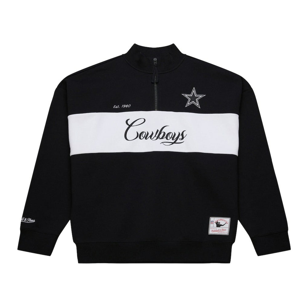 Dallas Cowboys Women's Quarter-Zip Jacket - Black online