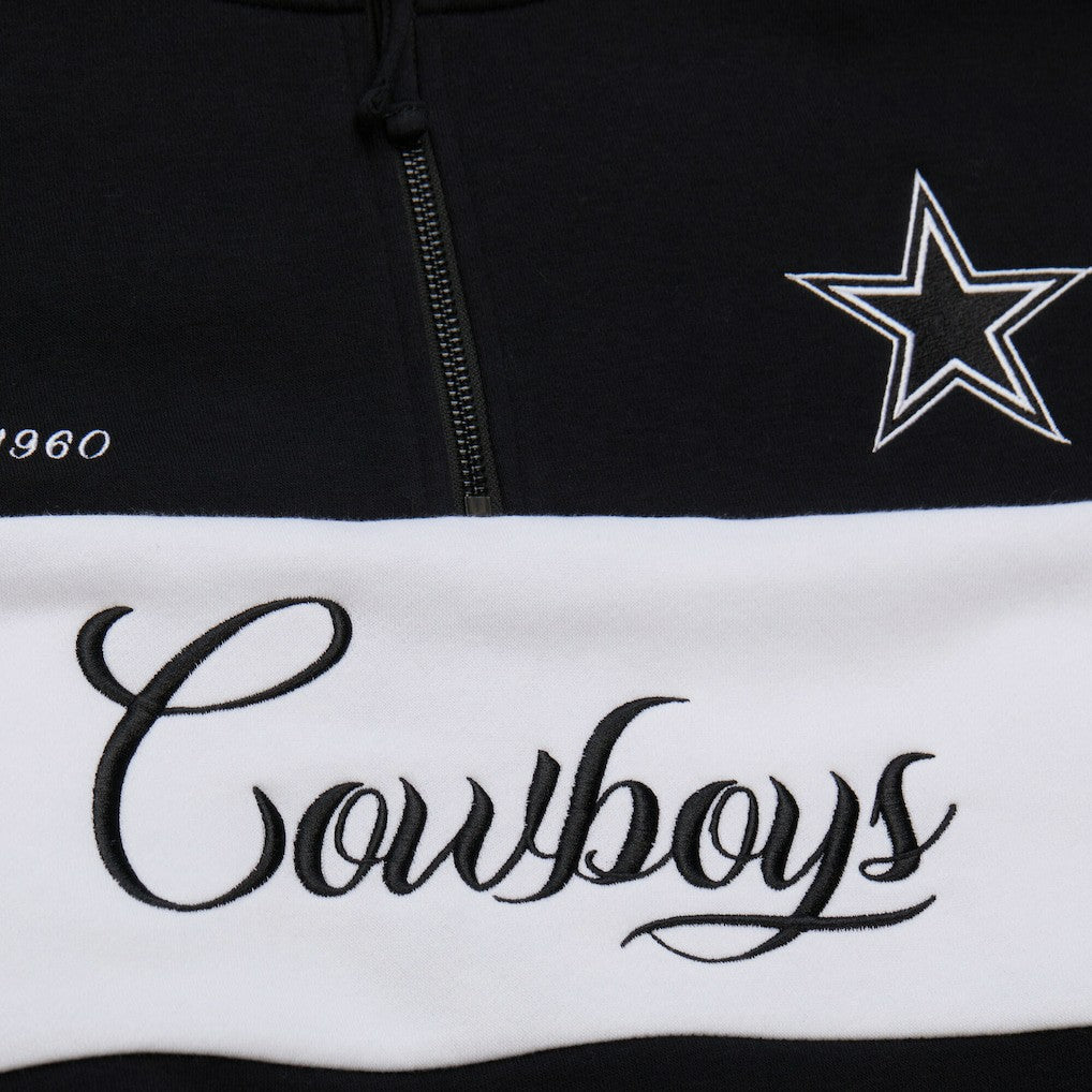 Dallas Cowboys Women's Quarter-Zip Jacket - Black online