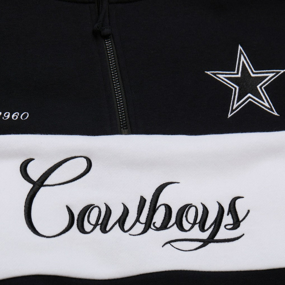 Dallas Cowboys Women's Quarter-Zip Jacket - Black online