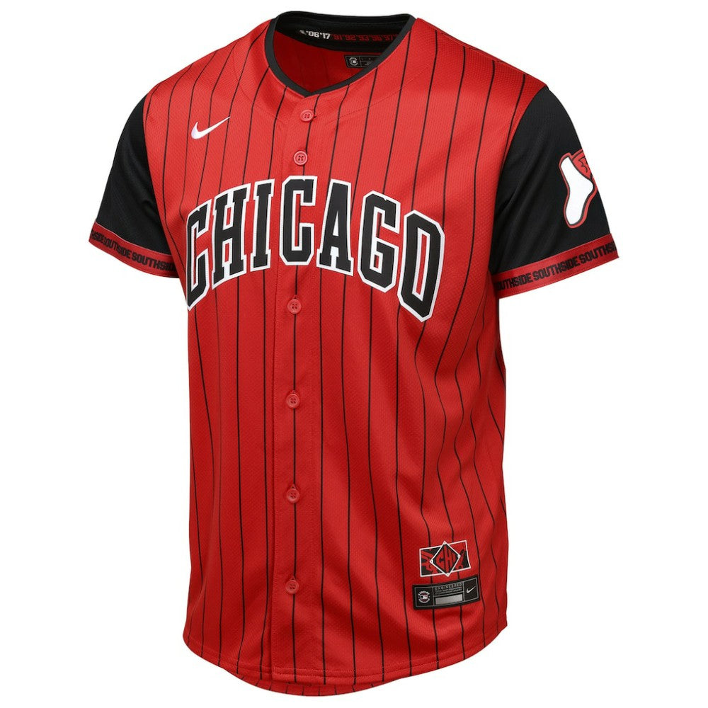 Chicago White Sox Youth 2025 City Connect Limited Jersey - Red/Black