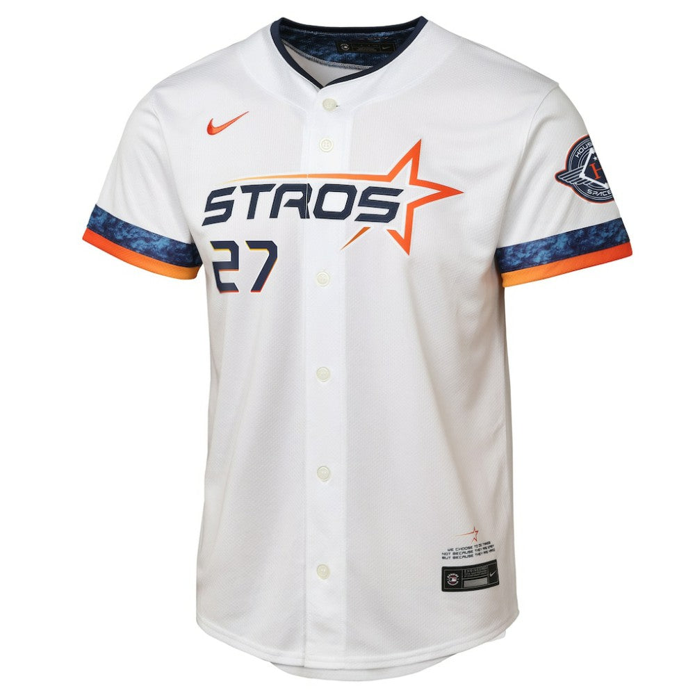 Jose Altuve Houston Astros Youth 2025 City Connect Limited Player Jersey - White | Nike