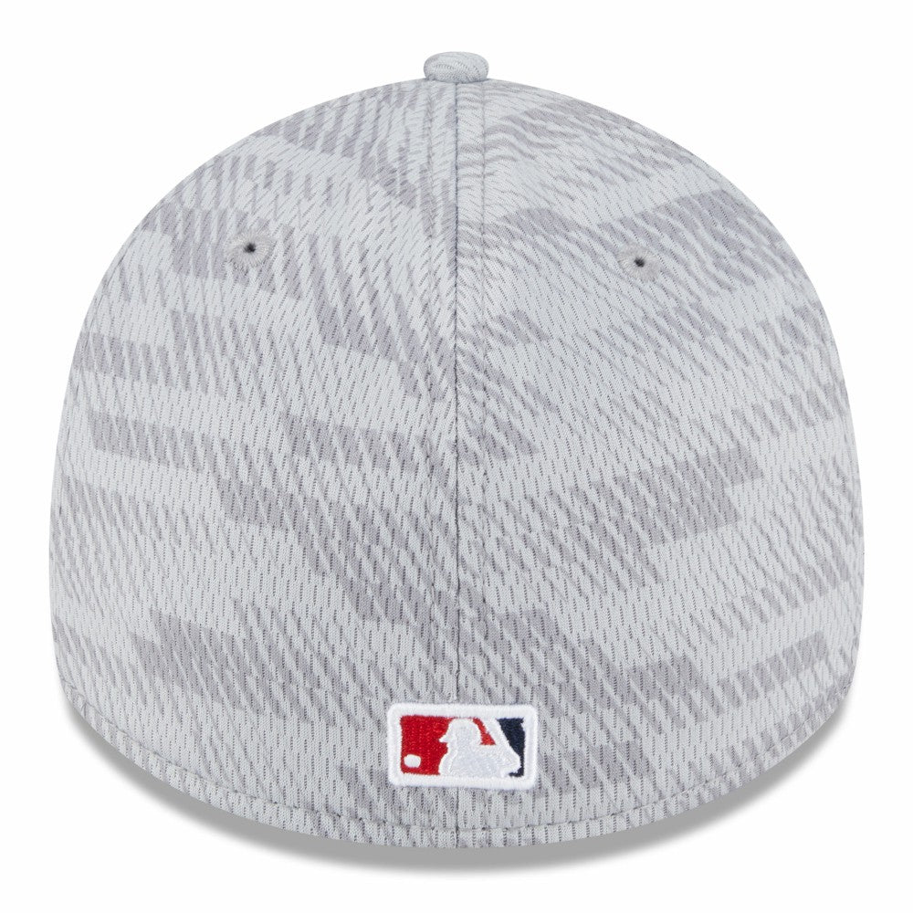 Los Angeles Angels 2025 MLB Clubhouse 39THIRTY Flex Hat - Gray | New Era