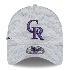 Colorado Rockies 2025 MLB Clubhouse 39THIRTY Flex Hat - Gray | New Era