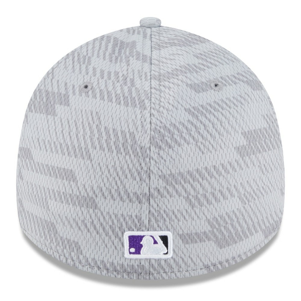 Colorado Rockies 2025 MLB Clubhouse 39THIRTY Flex Hat - Gray | New Era