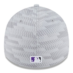 Colorado Rockies 2025 MLB Clubhouse 39THIRTY Flex Hat - Gray | New Era