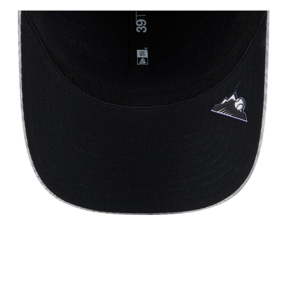 Colorado Rockies 2025 MLB Clubhouse 39THIRTY Flex Hat - Gray | New Era