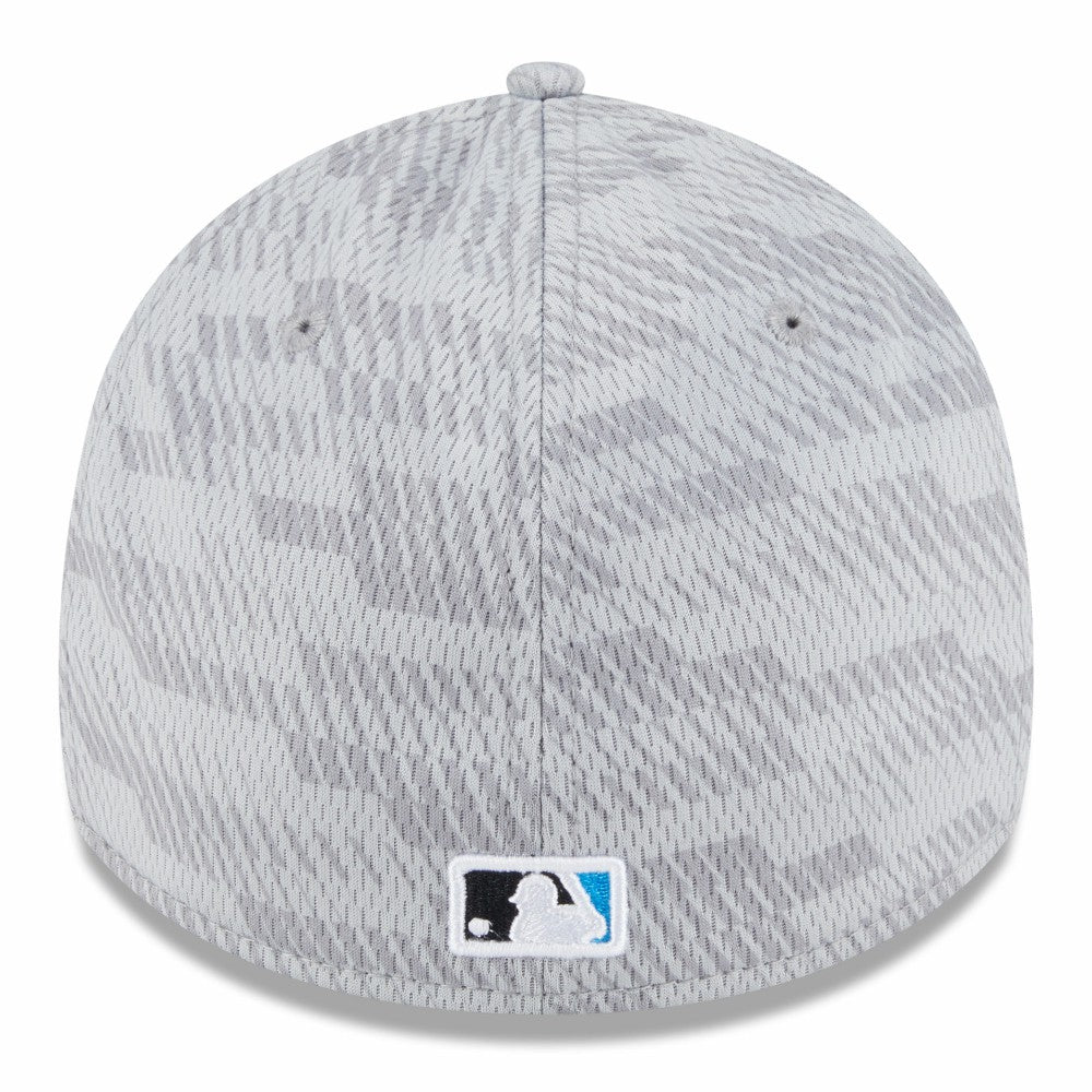 Miami Marlins 2025 MLB Clubhouse 39THIRTY Flex Hat - Gray | New Era