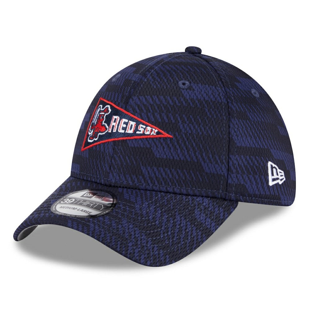 Boston Red Sox 2025 MLB Clubhouse 39THIRTY Flex Hat - Navy | New Era