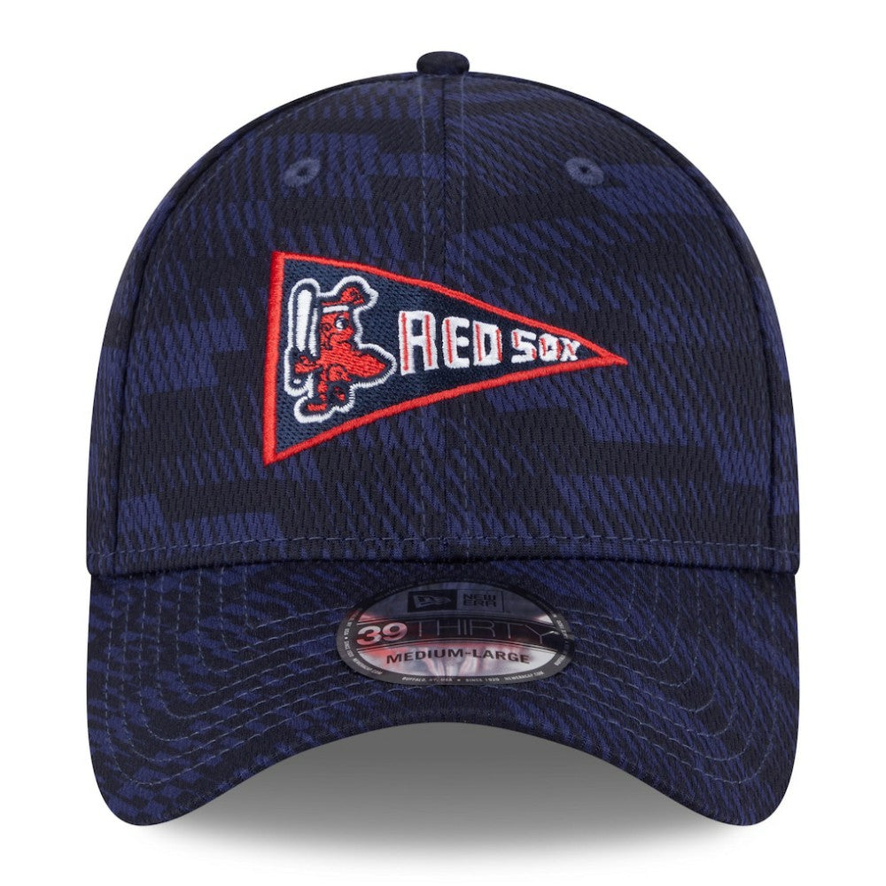 Boston Red Sox 2025 MLB Clubhouse 39THIRTY Flex Hat - Navy | New Era
