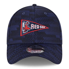 Boston Red Sox 2025 MLB Clubhouse 39THIRTY Flex Hat - Navy | New Era