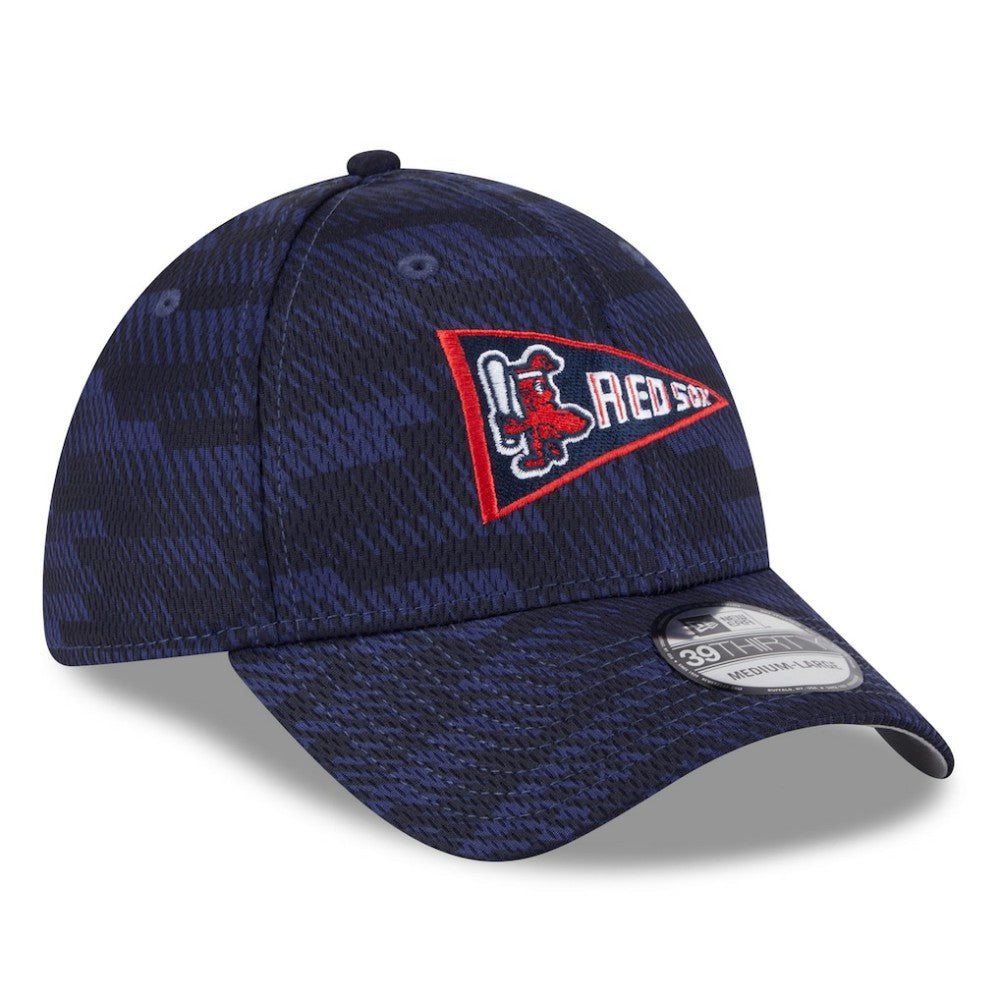 Boston Red Sox 2025 MLB Clubhouse 39THIRTY Flex Hat - Navy | New Era