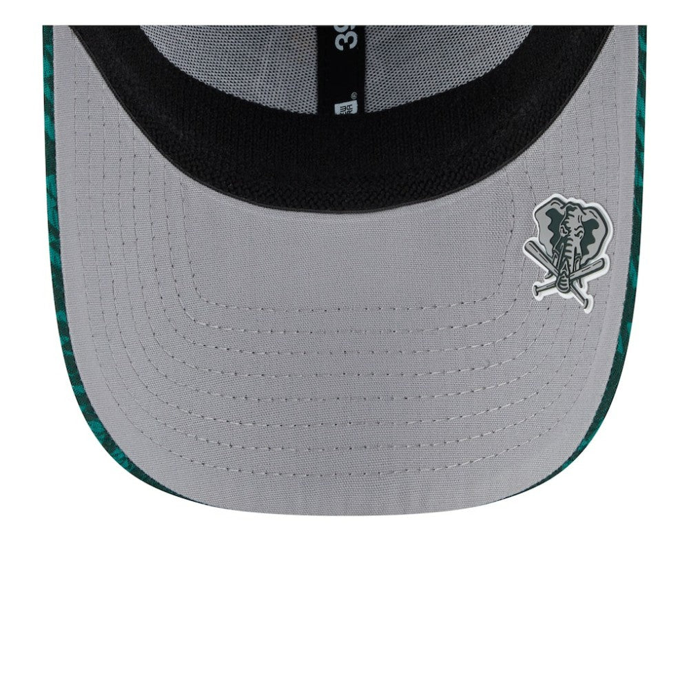 Athletics 2025 MLB Clubhouse 39THIRTY Flex Hat - Green | New Era