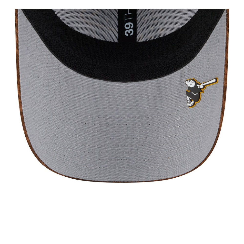 San Diego Padres 2025 MLB Clubhouse 39THIRTY Flex Hat - Brown | New Era