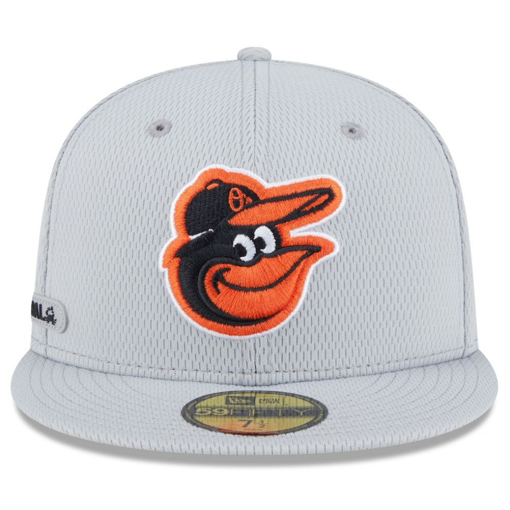 Baltimore Orioles 2025 MLB Clubhouse 59FIFTY Fitted Hat - Gray | New Era