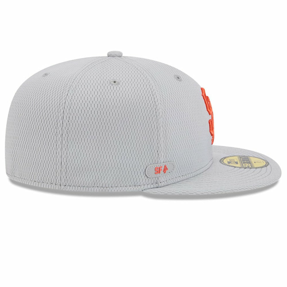 San Francisco Giants 2025 MLB Clubhouse 59FIFTY Fitted Hat - Gray | New Era