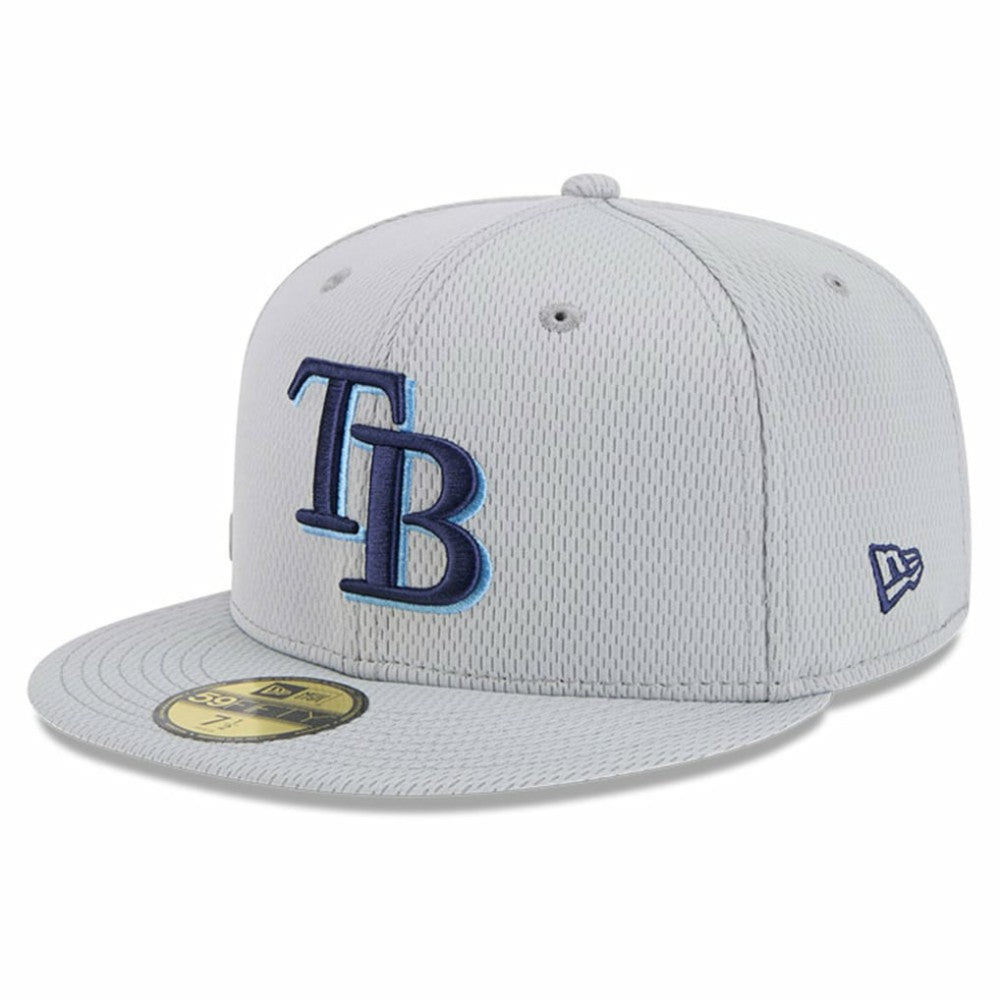 Tampa Bay Rays 2025 MLB Clubhouse 59FIFTY Fitted Hat - Gray | New Era