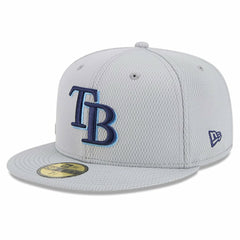 Tampa Bay Rays 2025 MLB Clubhouse 59FIFTY Fitted Hat - Gray | New Era