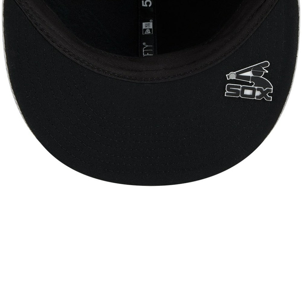 Chicago White Sox 2025 MLB Clubhouse 59FIFTY Fitted Hat - Gray | New Era