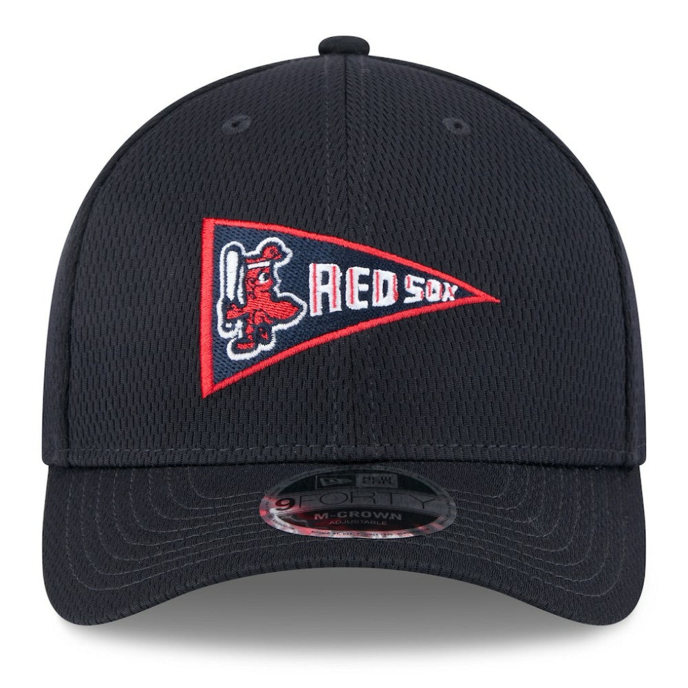 Boston Red Sox 2025 MLB Clubhouse 9FORTY M-Crown Adjustable Hat - Navy | New Era