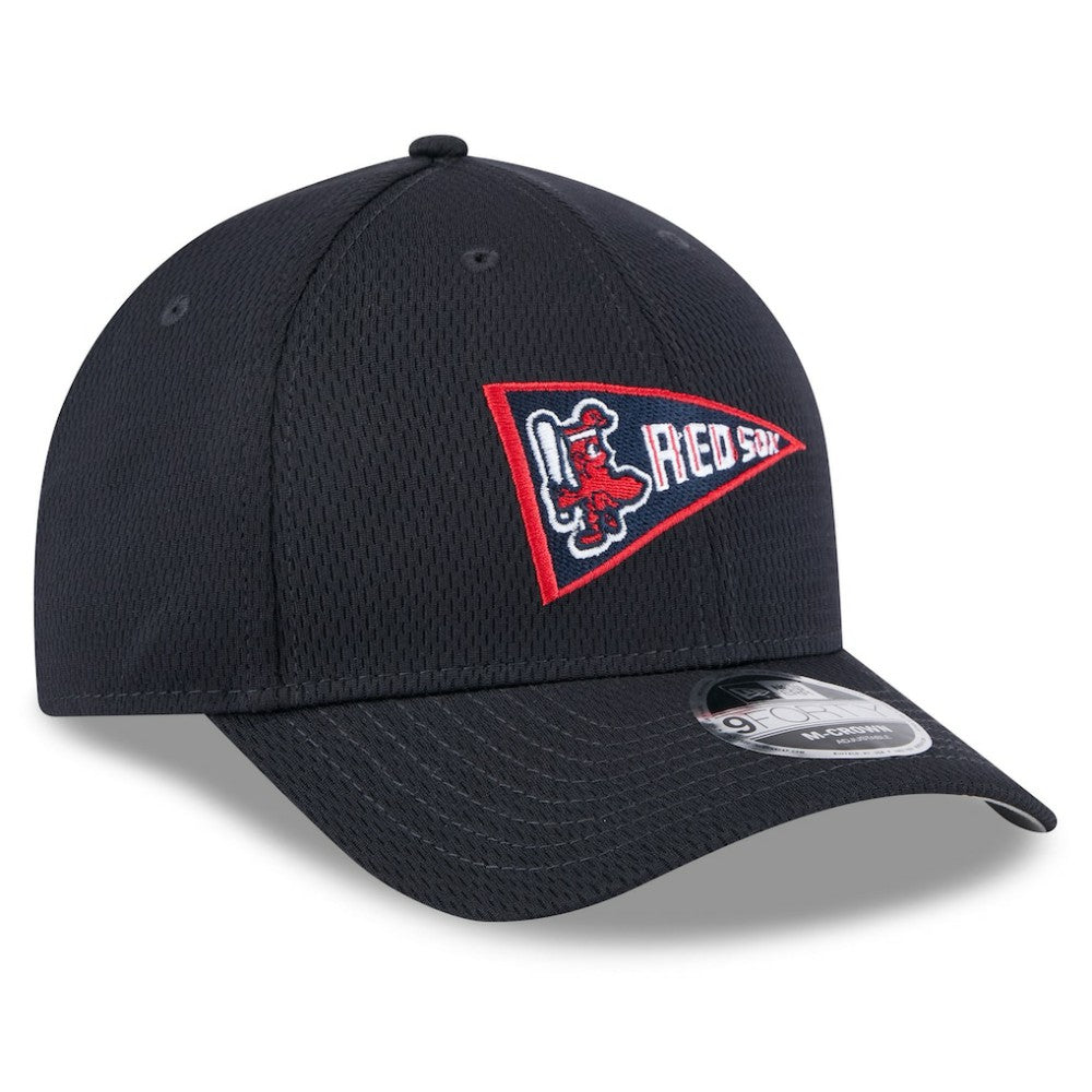 Boston Red Sox 2025 MLB Clubhouse 9FORTY M-Crown Adjustable Hat - Navy | New Era