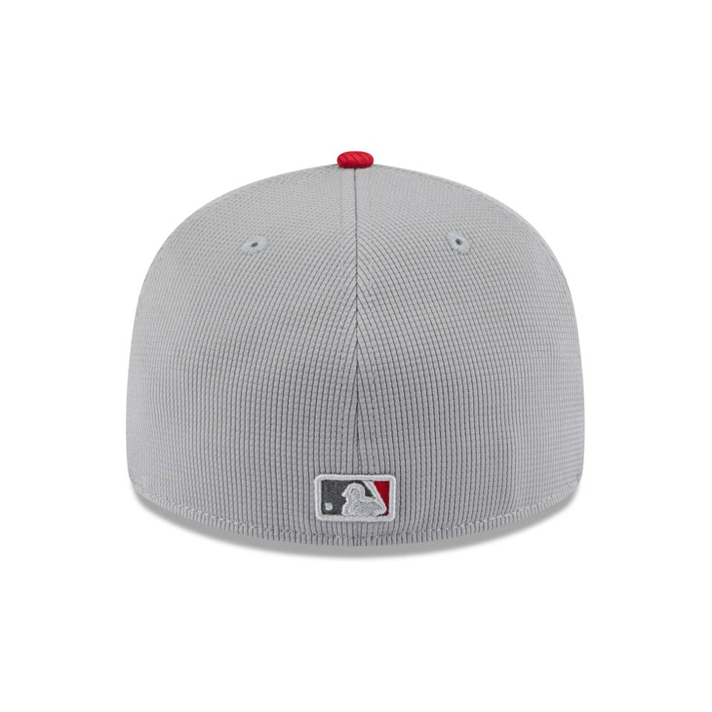 Chicago White Sox 2025 Batting Practice Low Profile 59FIFTY Fitted Hat - Gray/Red | New Era