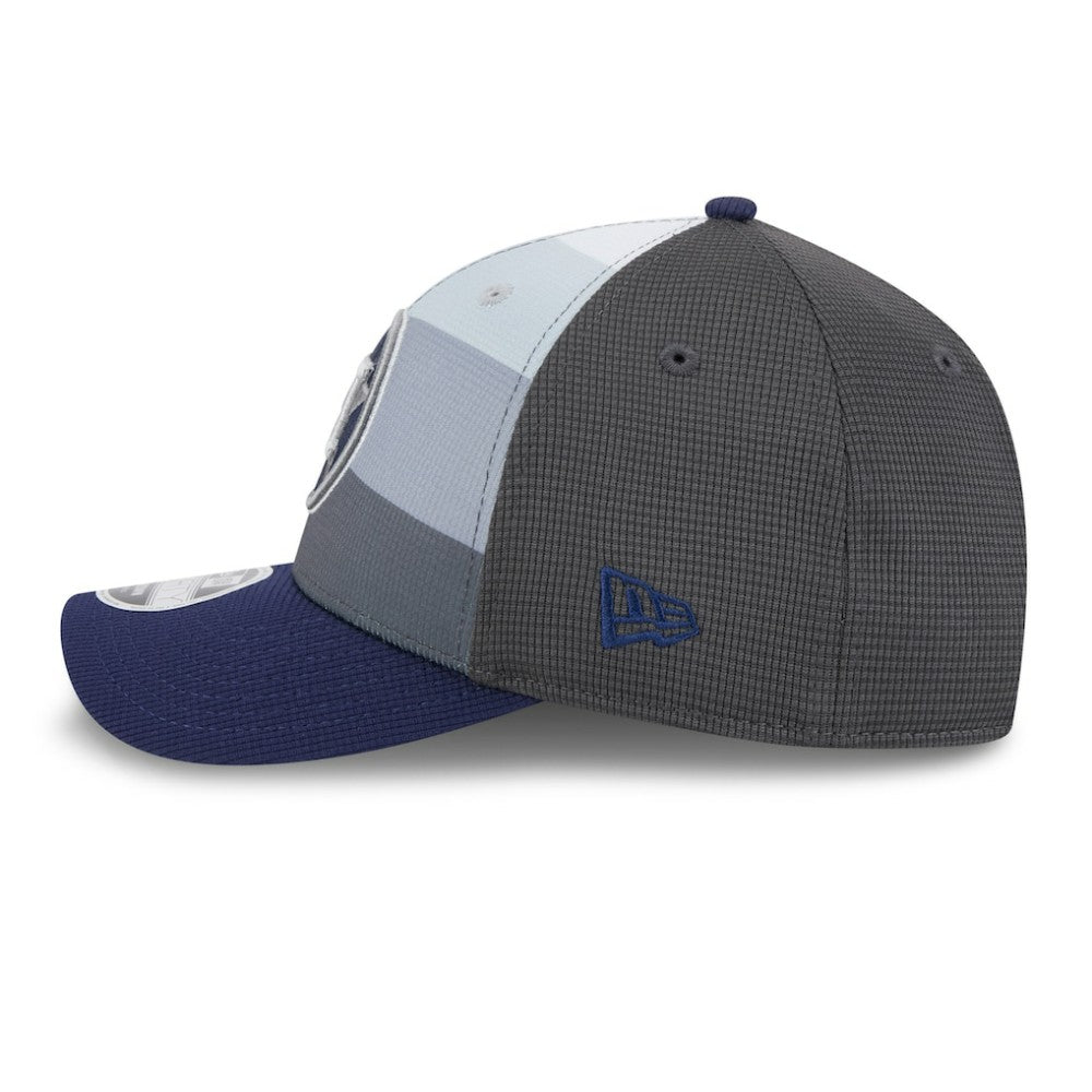 Houston Astros 2025 Batting Practice 9FORTY M-Crown Adjustable Hat - Gray/Navy | New Era