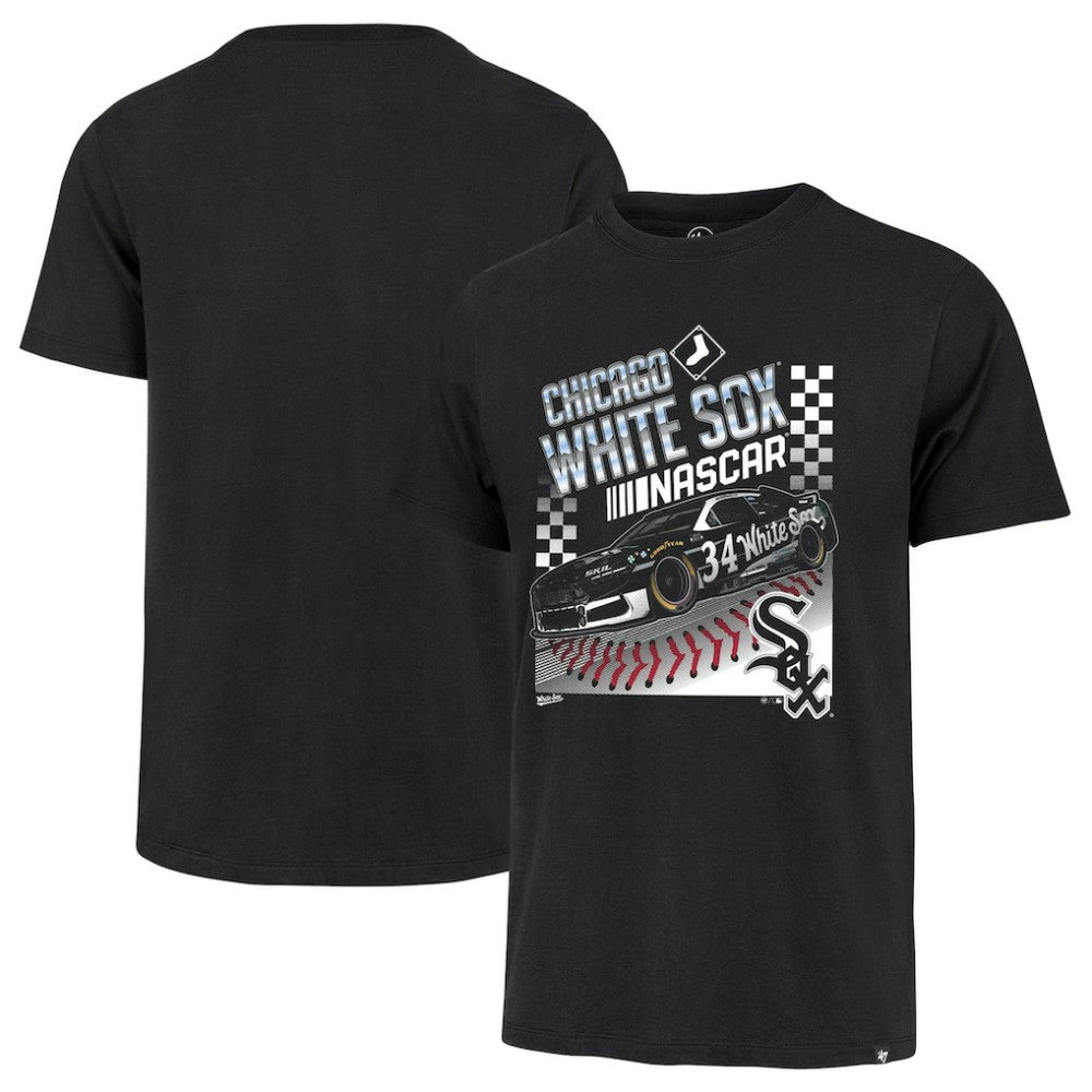 NASCAR x Chicago White Sox Franklin T-Shirt - Black | 47 brand