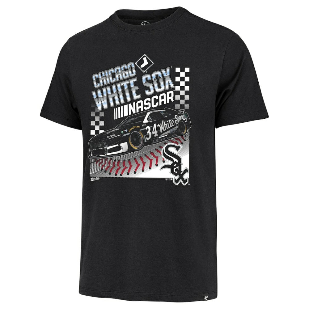 NASCAR x Chicago White Sox Franklin T-Shirt - Black | 47 brand