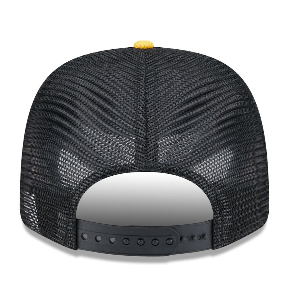 Pittsburgh Pirates 2025 Batting Practice 9SEVENTY Stretch-Snap Trucker Hat - Black | New Era