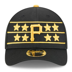 Pittsburgh Pirates 2025 Batting Practice 9FORTY M-Crown Adjustable Hat - Black | New Era