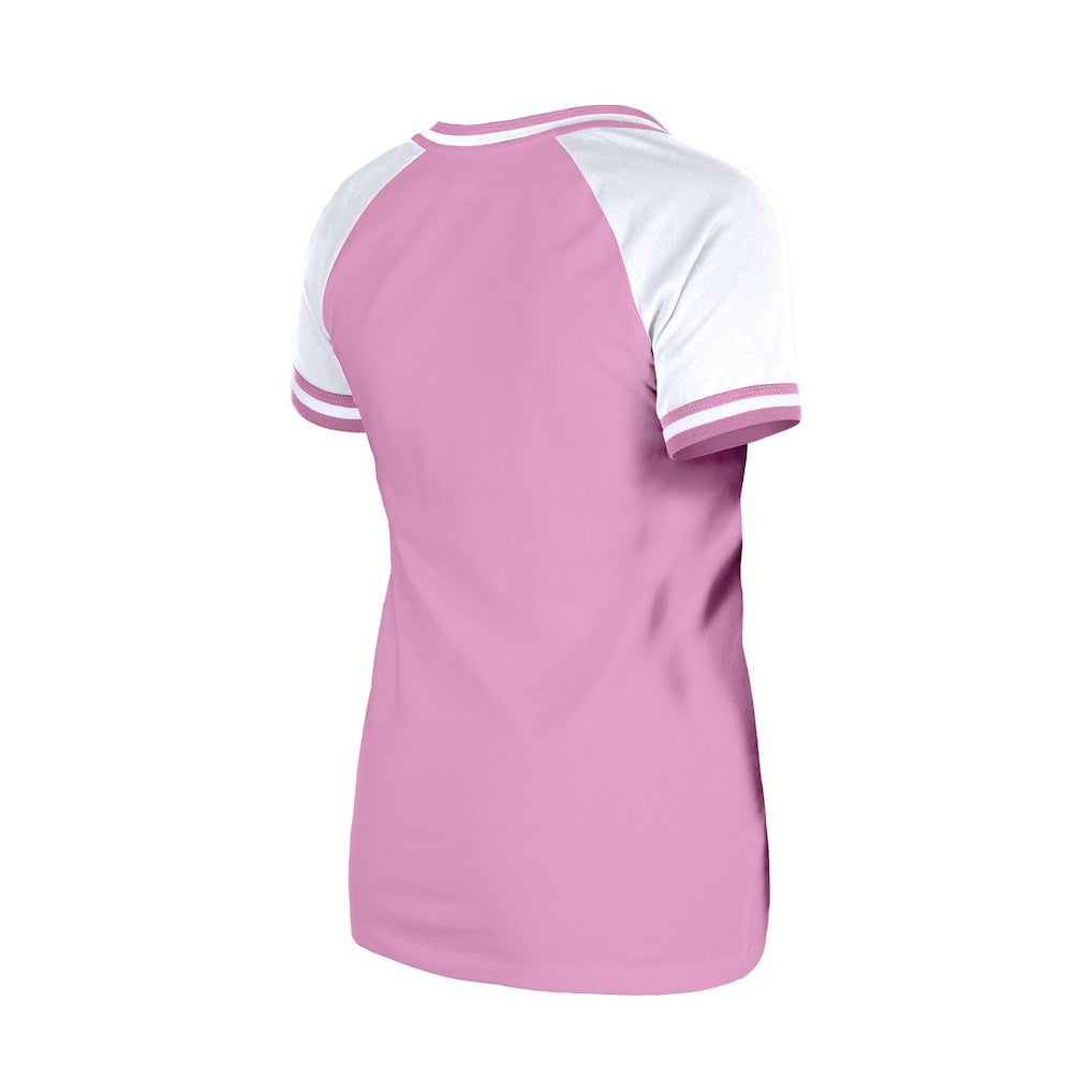 Baltimore Ravens New Era Women's Mommy & Me V-Neck T-Shirt - Pink on sale
