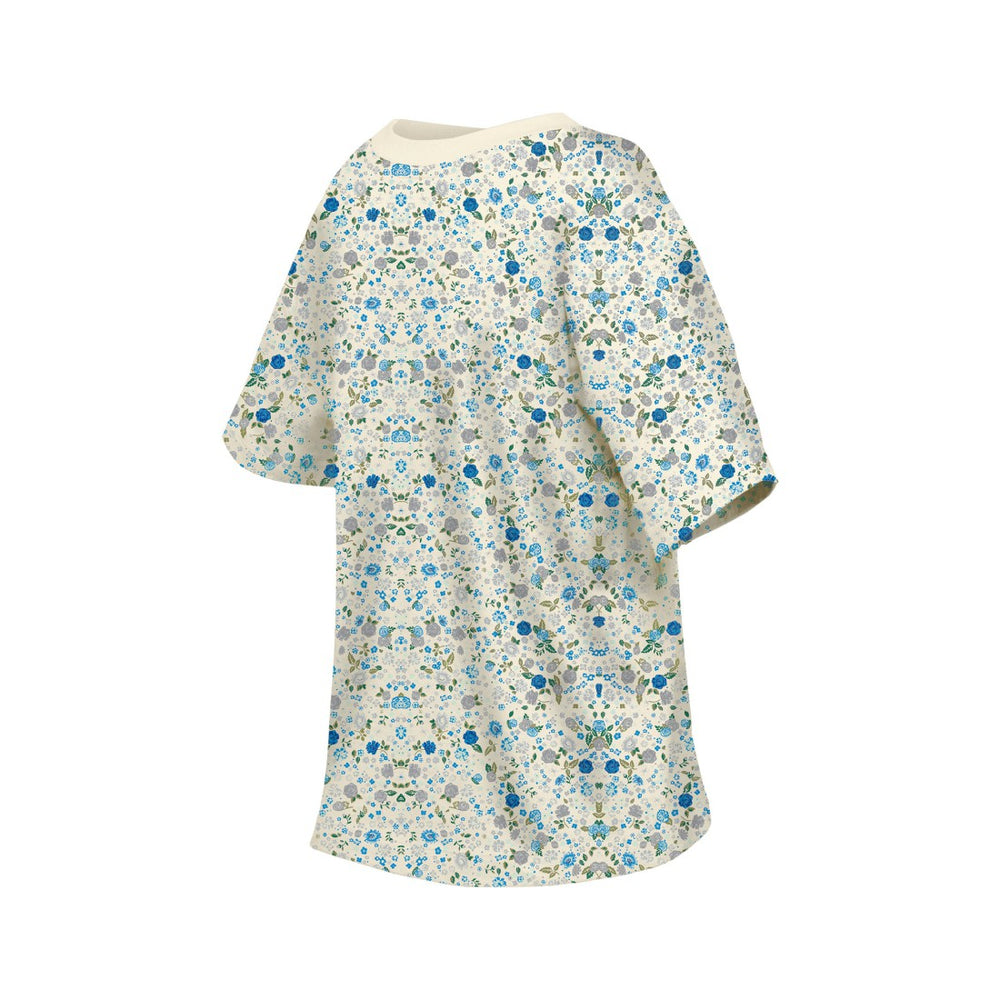 Detroit Lions New Era Women's Glam Game Floral Scoop Neck T-Shirt - Cream on sale