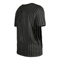 San Francisco Giants Throwback Pinstripe T-Shirt - Black | New Era