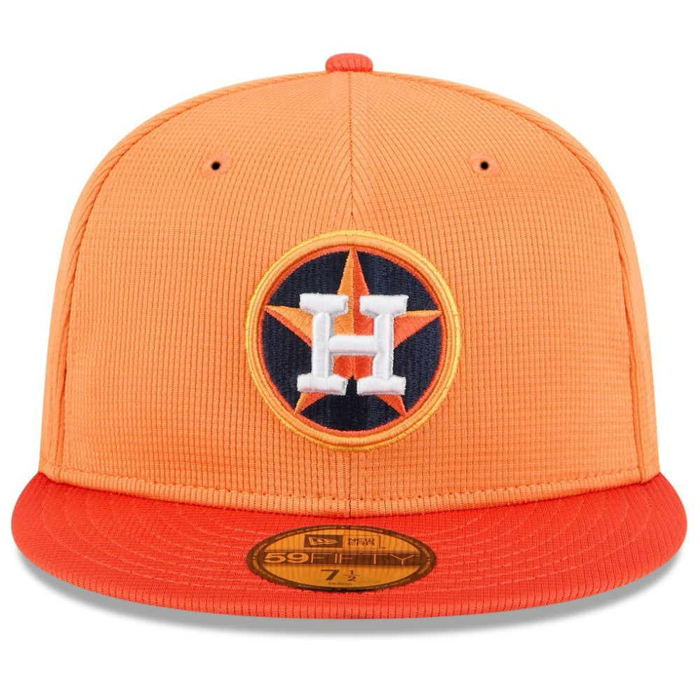 Houston Astros 2025 Spring Training 59FIFTY Fitted Hat - Orange | New Era