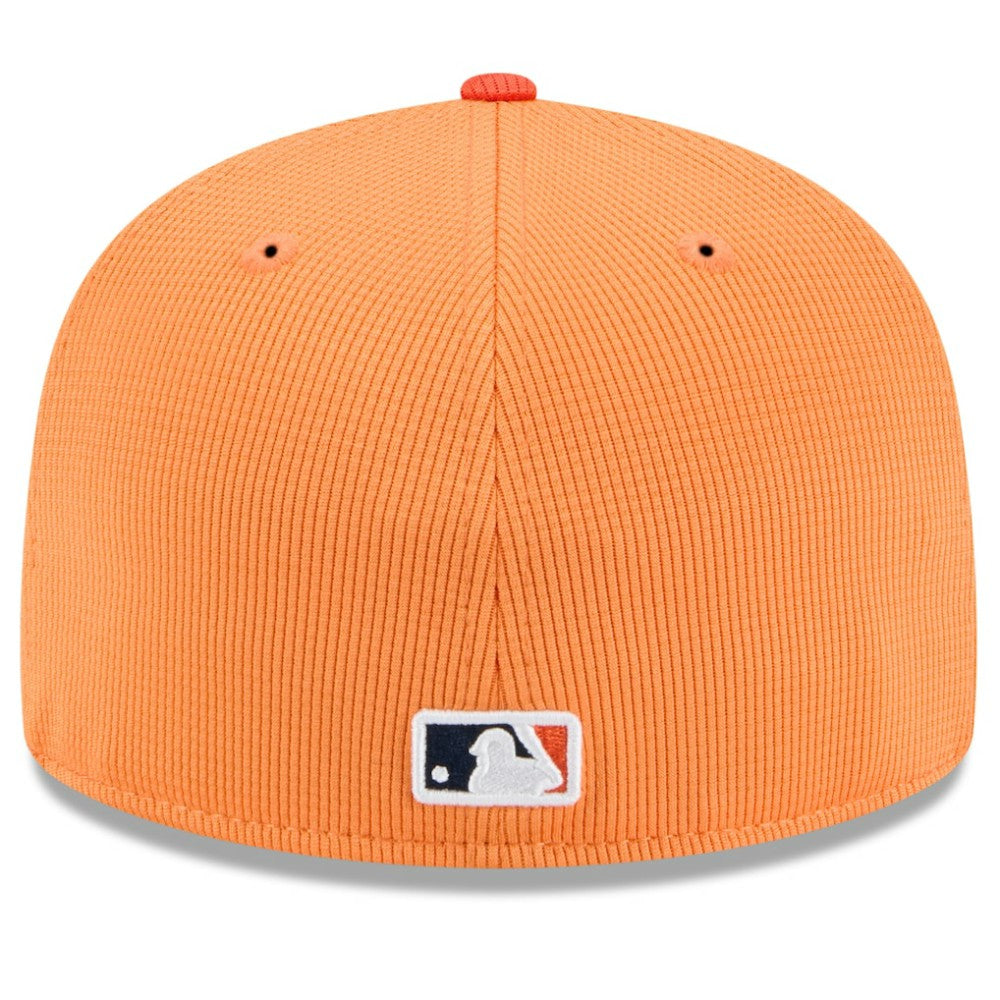 Houston Astros 2025 Spring Training 59FIFTY Fitted Hat - Orange | New Era