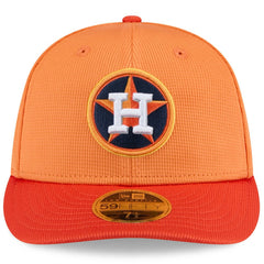 Houston Astros 2025 Spring Training Low Profile 59FIFTY Fitted Hat - Orange | New Era