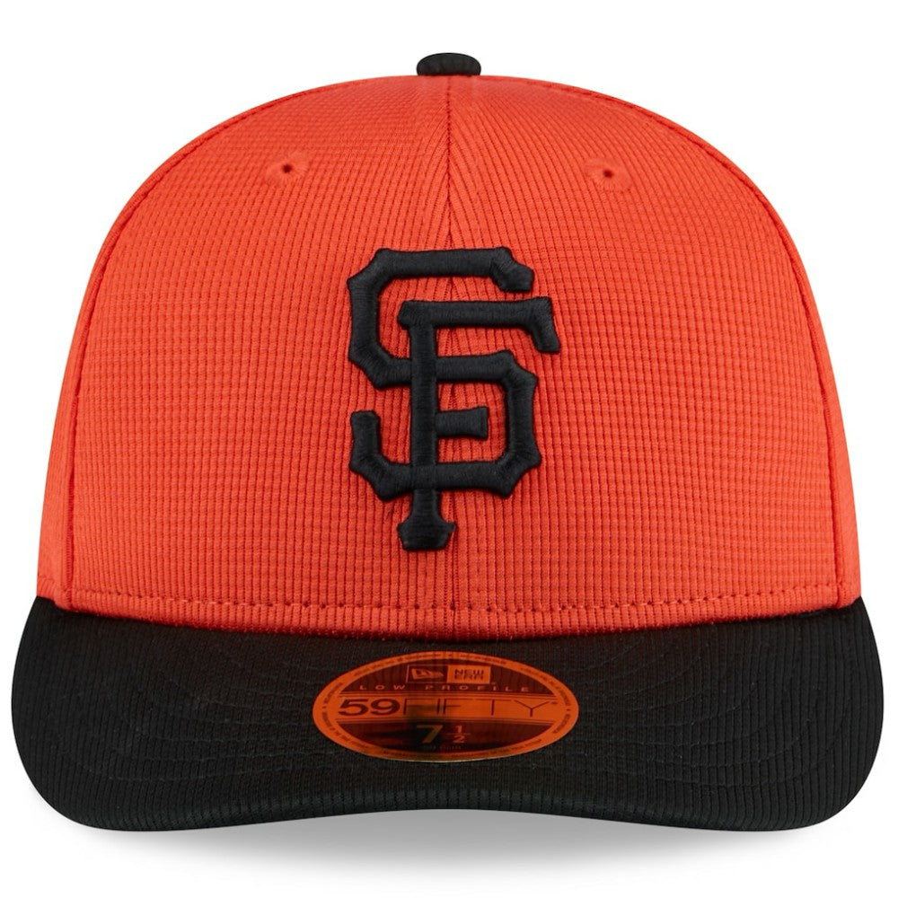 San Francisco Giants 2025 Spring Training Low Profile 59FIFTY Fitted Hat - Orange/Black | New Era